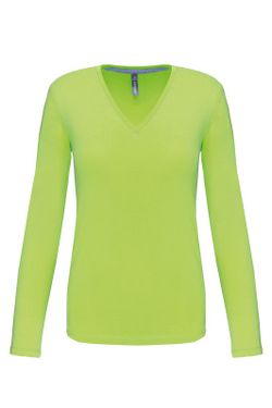 T-SHIRT MANICA LUNGA CON SCOLLO AV DONNA