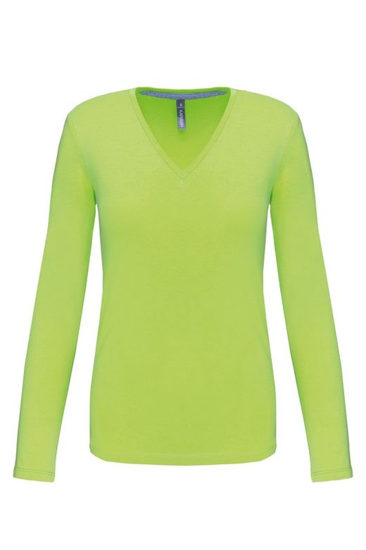 T-SHIRT MANICA LUNGA CON SCOLLO AV DONNA