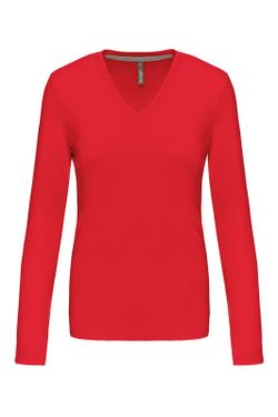 T-SHIRT MANICA LUNGA CON SCOLLO AV DONNA