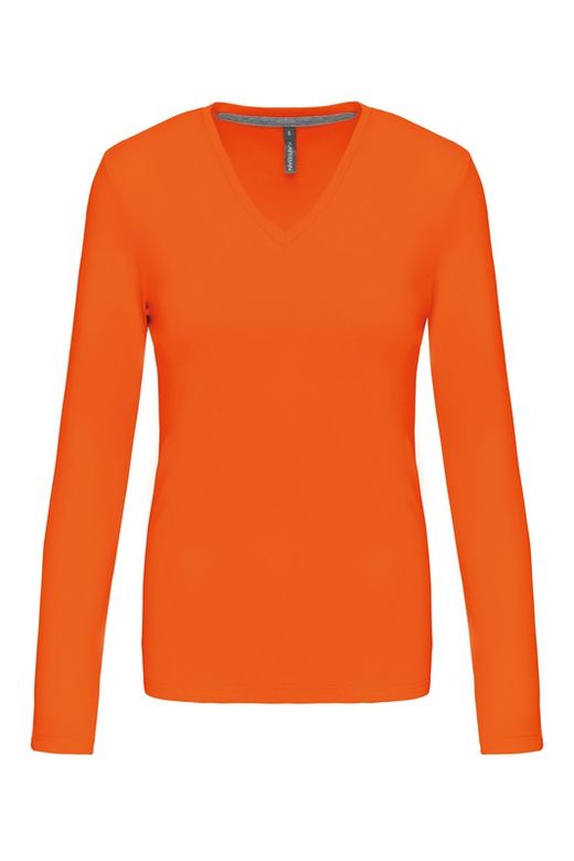 T-SHIRT MANICA LUNGA CON SCOLLO AV DONNA