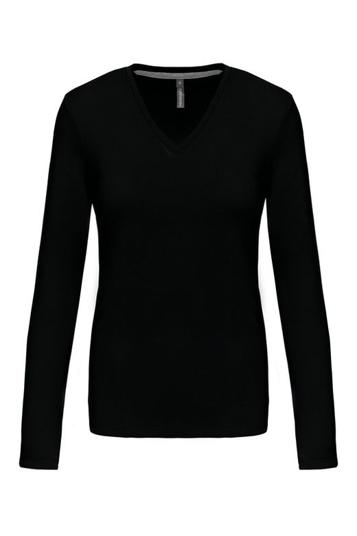 T-SHIRT MANICA LUNGA CON SCOLLO AV DONNA