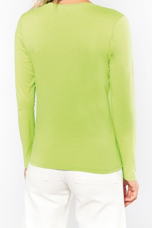 T-SHIRT MANICA LUNGA CON SCOLLO AV DONNA