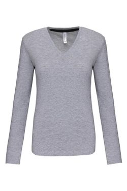 T-SHIRT MANICA LUNGA CON SCOLLO AV DONNA