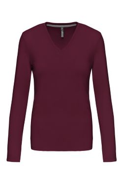 T-SHIRT MANICA LUNGA CON SCOLLO AV DONNA