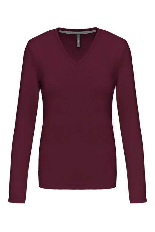 T-SHIRT MANICA LUNGA CON SCOLLO AV DONNA