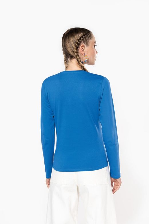 T-SHIRT MANICA LUNGA CON SCOLLO AV DONNA