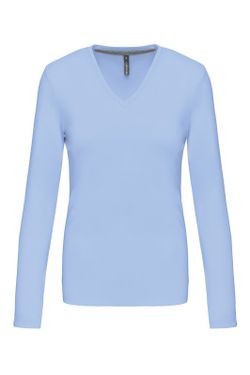 T-SHIRT MANICA LUNGA CON SCOLLO AV DONNA