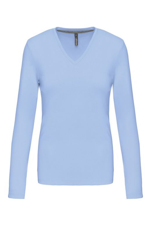 T-SHIRT MANICA LUNGA CON SCOLLO AV DONNA