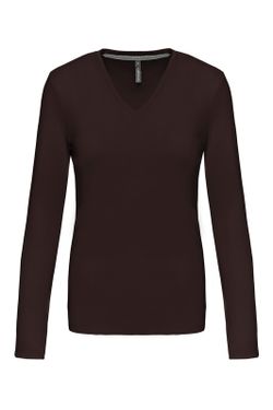 T-SHIRT MANICA LUNGA CON SCOLLO AV DONNA