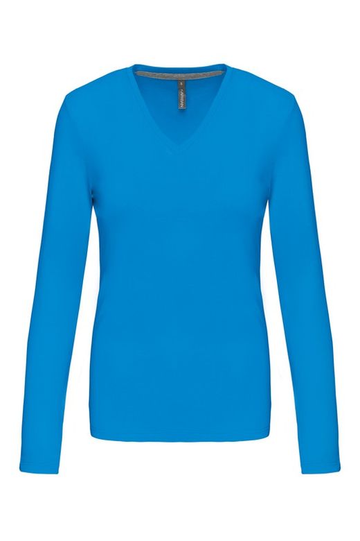 T-SHIRT MANICA LUNGA CON SCOLLO AV DONNA