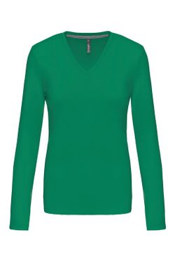 T-SHIRT MANICA LUNGA CON SCOLLO AV DONNA