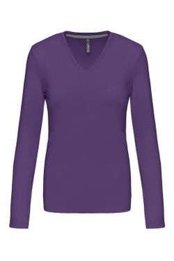 T-SHIRT MANICA LUNGA CON SCOLLO AV DONNA