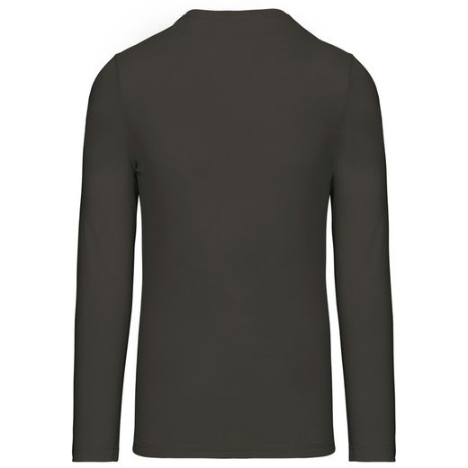 RONNDES HALS-T-SHIRT MIT LANGEM ÄRMEL