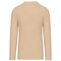 RONNDES HALS-T-SHIRT MIT LANGEM ÄRMEL