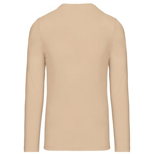 RONNDES HALS-T-SHIRT MIT LANGEM ÄRMEL