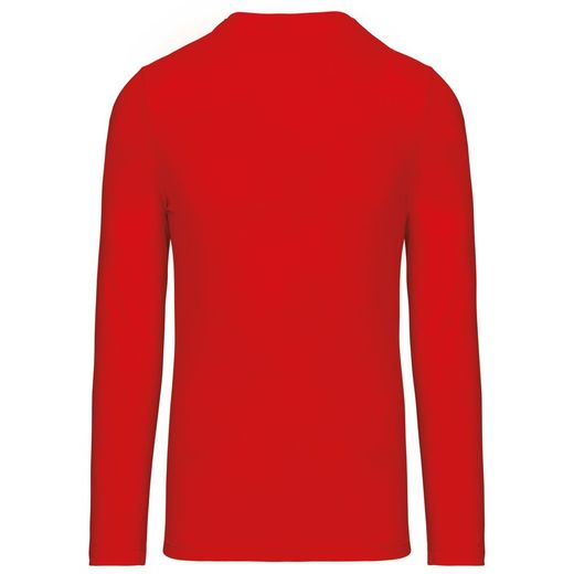 RONNDES HALS-T-SHIRT MIT LANGEM ÄRMEL