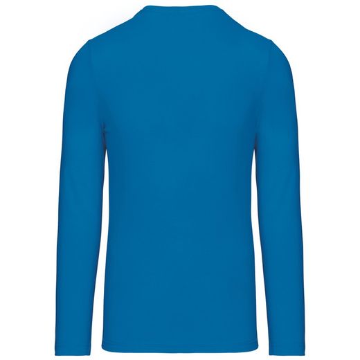 RONNDES HALS-T-SHIRT MIT LANGEM ÄRMEL