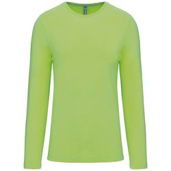 RONNDES HALS-T-SHIRT MIT LANGEM ÄRMEL