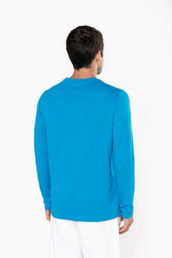 RONNDES HALS-T-SHIRT MIT LANGEM ÄRMEL