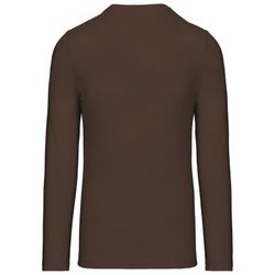 RONNDES HALS-T-SHIRT MIT LANGEM ÄRMEL