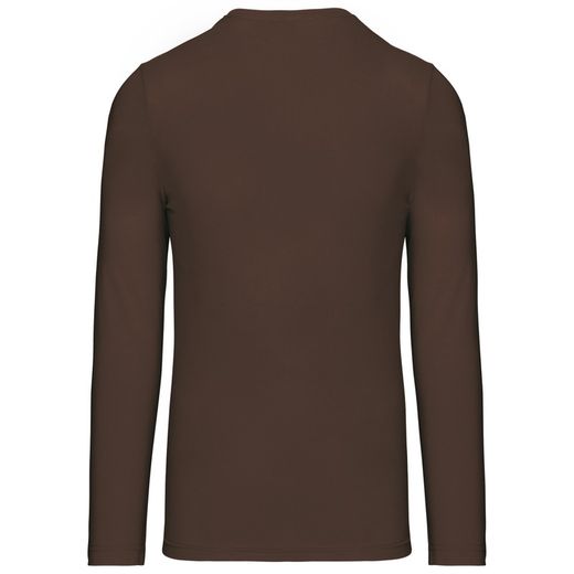 RONNDES HALS-T-SHIRT MIT LANGEM ÄRMEL