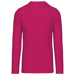 RONNDES HALS-T-SHIRT MIT LANGEM ÄRMEL