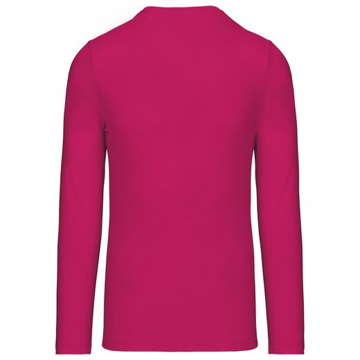 RONNDES HALS-T-SHIRT MIT LANGEM ÄRMEL