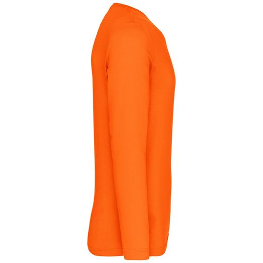 RONNDES HALS-T-SHIRT MIT LANGEM ÄRMEL