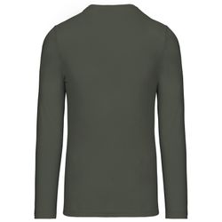 RONNDES HALS-T-SHIRT MIT LANGEM ÄRMEL