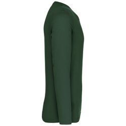 RONNDES HALS-T-SHIRT MIT LANGEM ÄRMEL