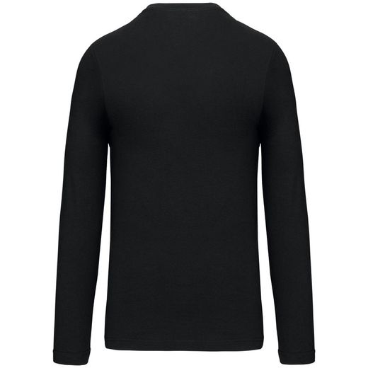 RONNDES HALS-T-SHIRT MIT LANGEM ÄRMEL