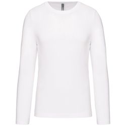 RONNDES HALS-T-SHIRT MIT LANGEM ÄRMEL