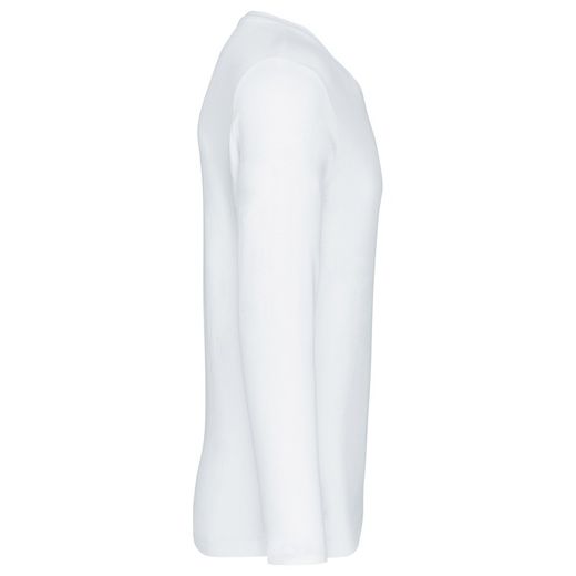 RONNDES HALS-T-SHIRT MIT LANGEM ÄRMEL