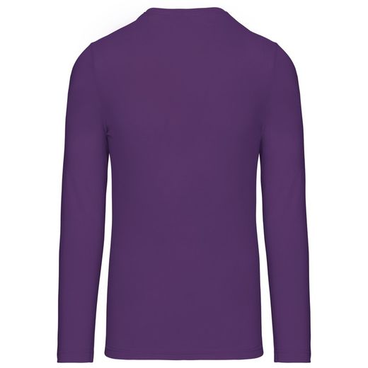 RONNDES HALS-T-SHIRT MIT LANGEM ÄRMEL