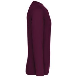 RONNDES HALS-T-SHIRT MIT LANGEM ÄRMEL