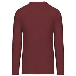 RONNDES HALS-T-SHIRT MIT LANGEM ÄRMEL
