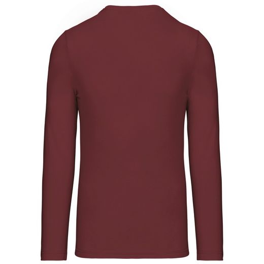 RONNDES HALS-T-SHIRT MIT LANGEM ÄRMEL