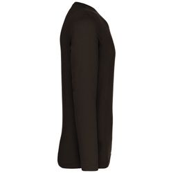 RONNDES HALS-T-SHIRT MIT LANGEM ÄRMEL