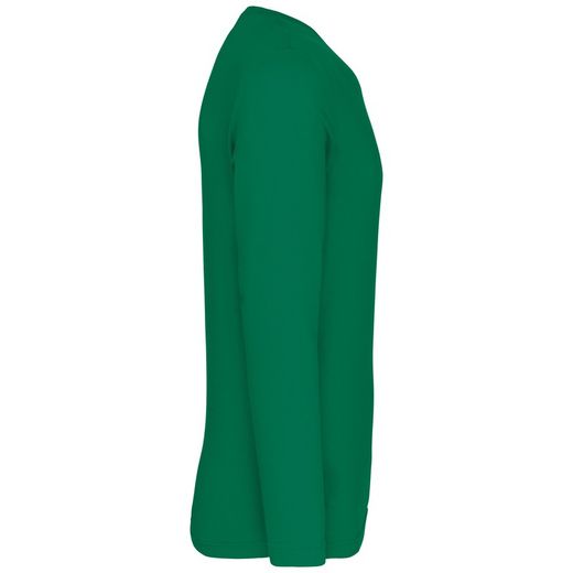 RONNDES HALS-T-SHIRT MIT LANGEM ÄRMEL