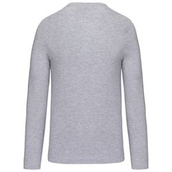 RONNDES HALS-T-SHIRT MIT LANGEM ÄRMEL