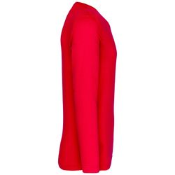RONNDES HALS-T-SHIRT MIT LANGEM ÄRMEL