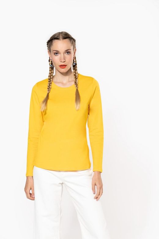 T-SHIRT GIROCOLLO MANICA LUNGA DONNA