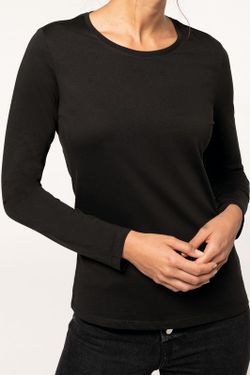 T-SHIRT GIROCOLLO MANICA LUNGA DONNA