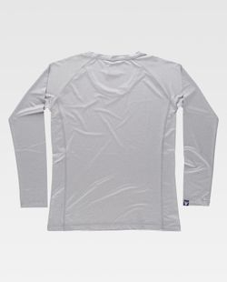 Camiseta de mujer con manga larga Color Gris Claro
