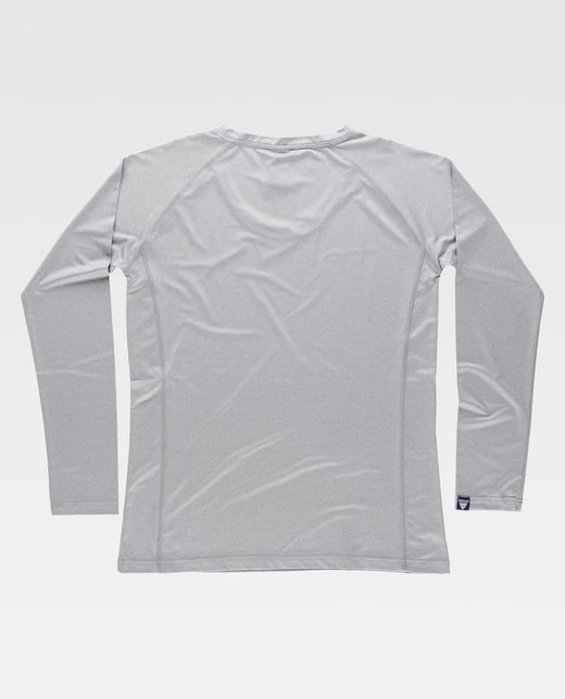 Camiseta de mujer con manga larga Color Gris Claro