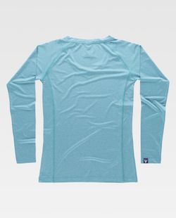 Camiseta de mujer con manga larga Color Turquesa