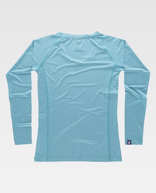 Camiseta de mujer con manga larga Color Turquesa
