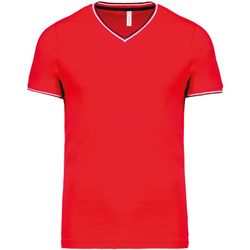 Herren P-Strick-T-Shirt mit V-Ausschnitt