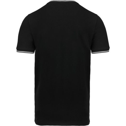 Herren P-Strick-T-Shirt mit V-Ausschnitt