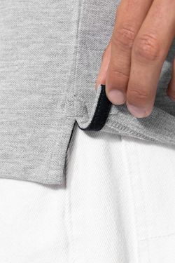 Herren P-Strick-T-Shirt mit V-Ausschnitt